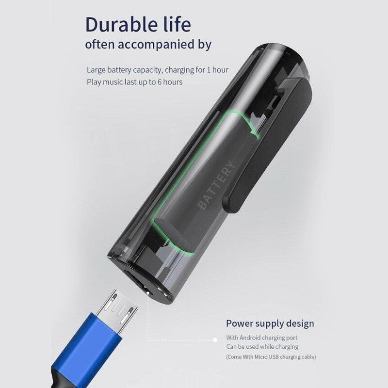 Adaptor Bluetooth 5.0 transmitator si receiver 2 in 1 HiFi cu USB si AUX jack 3.5 mm 4