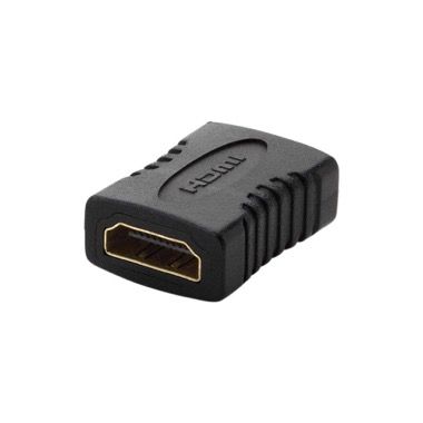 Adaptor cupla HDMI mama la HDMI mama pentru prelungit doua cabluri, negru