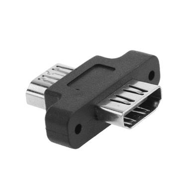 Adaptor extensie HDMI mama la HDMI mama 1.4, 1080p, cu prindere in suruburi