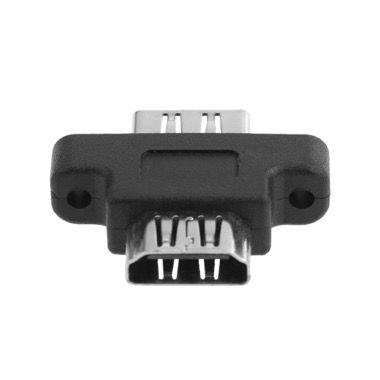 Adaptor extensie HDMI mama la HDMI mama 1.4, 1080p, cu prindere in suruburi 2