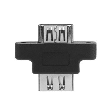 Adaptor extensie HDMI mama la HDMI mama 1.4, 1080p, cu prindere in suruburi 3