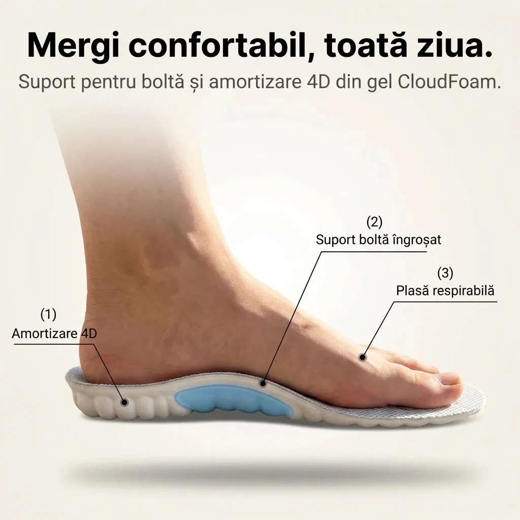 Branțuri ortopedice cu gel CloudFoam