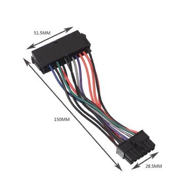 Cablu adaptor ATX 24 pini la 14 pini pentru placi de baza Lenovo si IBM, 15 cm 4