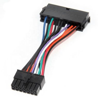 Cablu adaptor ATX 24 pini la 14 pini pentru placi de baza Lenovo si IBM, 15 cm 5