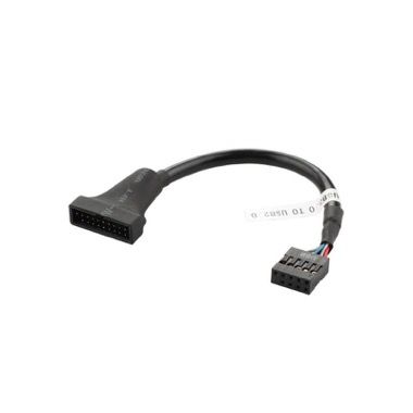 Cablu adaptor USB 3.0 20 pini tata la USB 2.0 9 pini mama pentru placa de baza, 12 cm