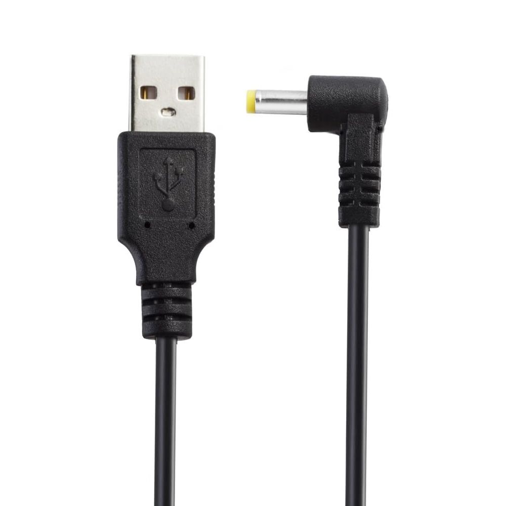 Cablu alimentare USB A la DC 4.0x1.7 mm, 5V 2A, 1 m, negru 4
