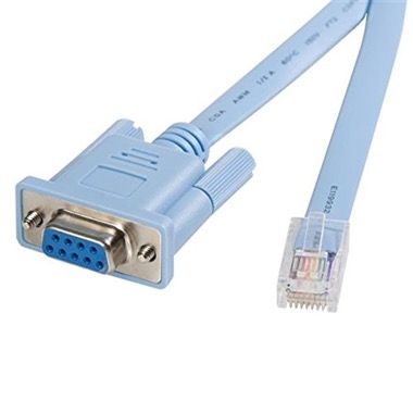 Cablu consola RJ45 tata la RS232 DB9 mama pentru router si echipamente, 1.8 m