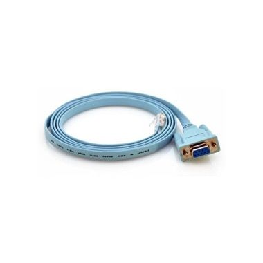 Cablu consola RJ45 tata la RS232 DB9 mama pentru router si echipamente, 1.8 m 2