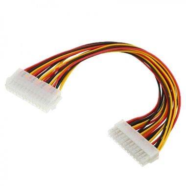 Cablu extensie alimentare ATX 24 pini tata la mama pentru placa de baza, 30 cm