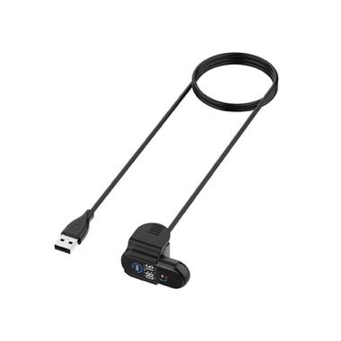 Cablu incarcare pentru Xiaomi Mi Band 5 si Mi Band 6, 1 m, negru 2