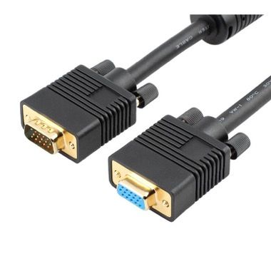 Cablu prelungitor VGA tata la VGA mama, 15 pini, conductor cupru, 1.5 m 5