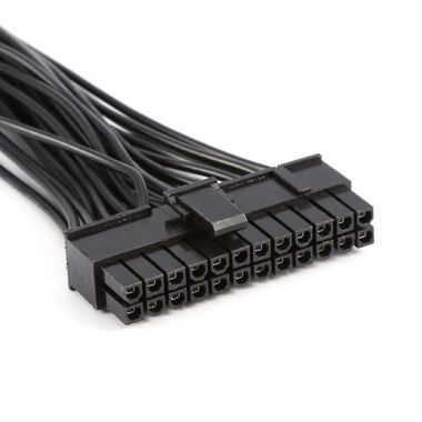 Cablu splitter ATX 24 pini pentru 2 surse (dual PSU), gaming si minat, 30 cm 2