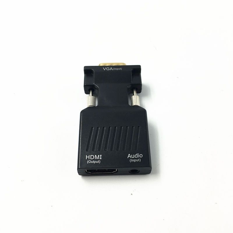 Convertor VGA tata la HDMI mama cu audio si alimentare micro USB, negru 4