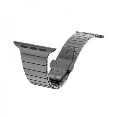 Curea din otel inoxidabil pentru Apple Watch 42 / 44 / 45 / 49 mm, gri 5