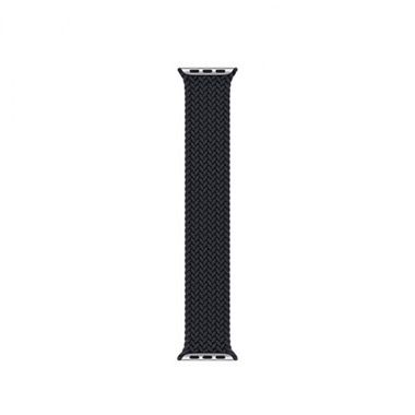 Curea elastica din nylon pentru Apple Watch 42 / 44 mm series 1-6 SE, marime L, negru 2