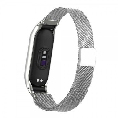 Curea metalica otel inoxidabil pentru Xiaomi Mi Band 7, argintiu 6