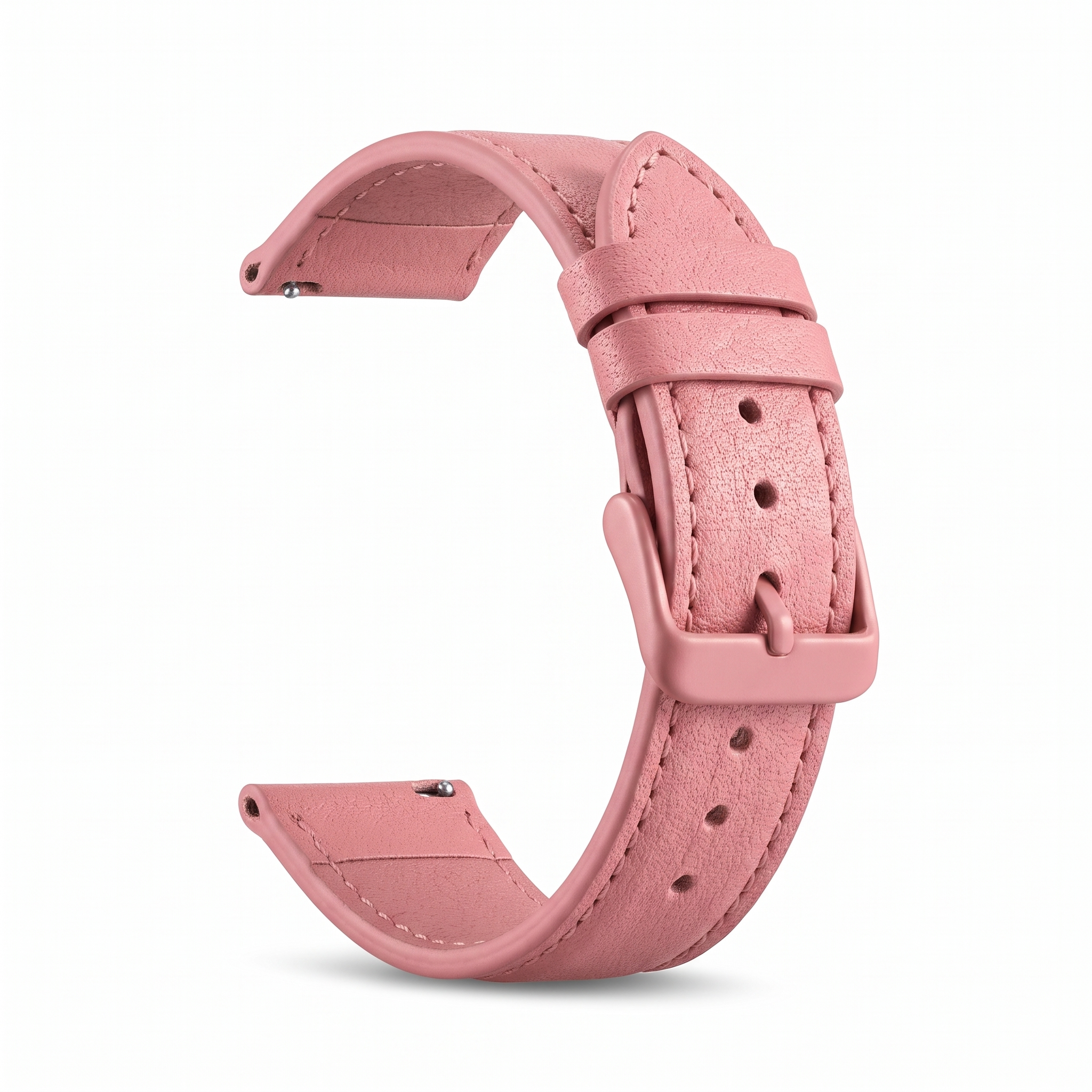 Curea piele naturala pentru Apple Watch 38 / 40 mm series 1-5, roz