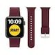 Curea silicon cu carcasa transparenta pentru Apple Watch 4/5/6/SE 44 mm, portocaliu 3