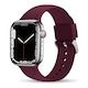 Curea silicon cu carcasa transparenta pentru Apple Watch 4/5/6/SE 44 mm, portocaliu 5