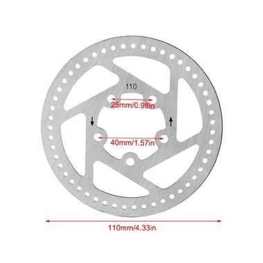 Disc de frana 110 mm cu 5 puncte de prindere pentru trotineta Xiaomi M365, M187, 1S 6