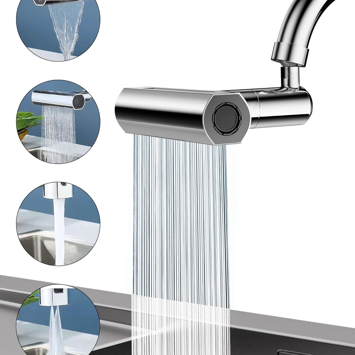 Extensia Rotativa 360° pentru Robinet AquaFlex 2