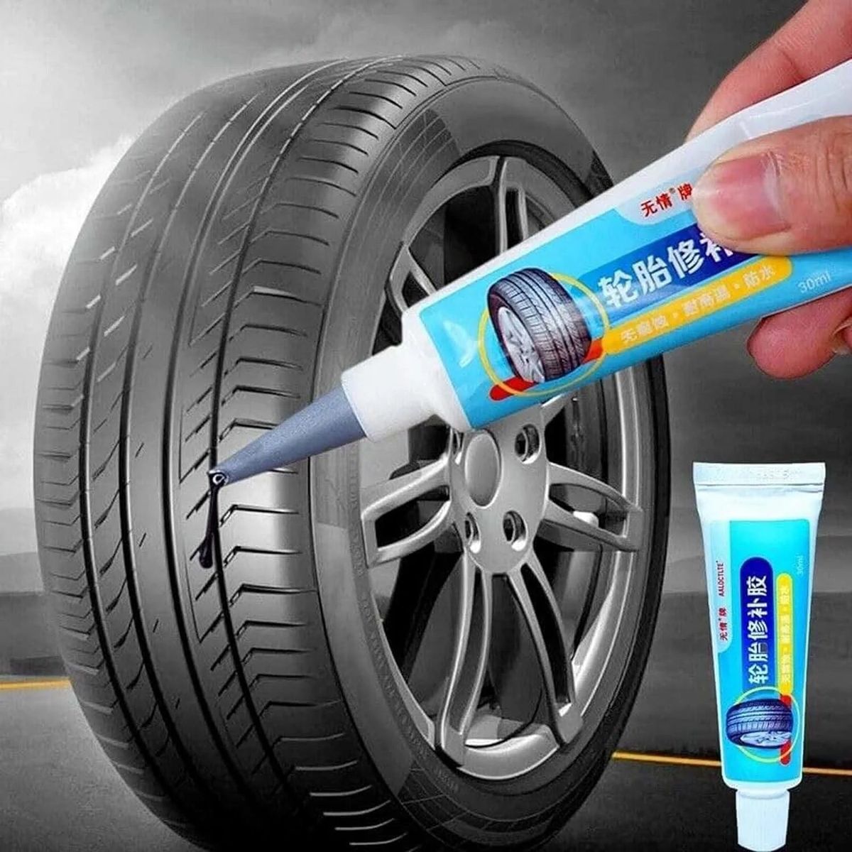 Gel Instant pentru Repararea Cauciucurilor 2