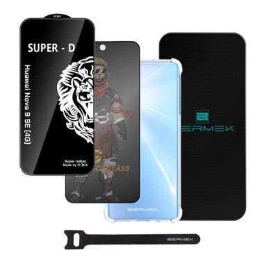 Husa Huawei Nova 9 SE antisoc cu folie sticla si folie privacy, Bermek