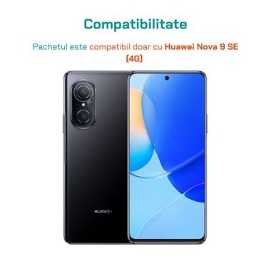 Husa Huawei Nova 9 SE antisoc cu folie sticla si folie privacy, Bermek 5