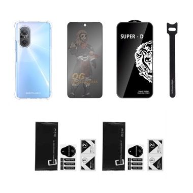 Husa Huawei Nova 9 SE antisoc cu folie sticla si folie privacy, Bermek 6