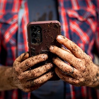 Husa Samsung Galaxy A13 4G antisoc Bermek cu 2 folii de protectie, visiniu 3