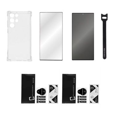 Husa Samsung Galaxy S23 Ultra antisoc cu folie sticla si folie privacy, Bermek 6