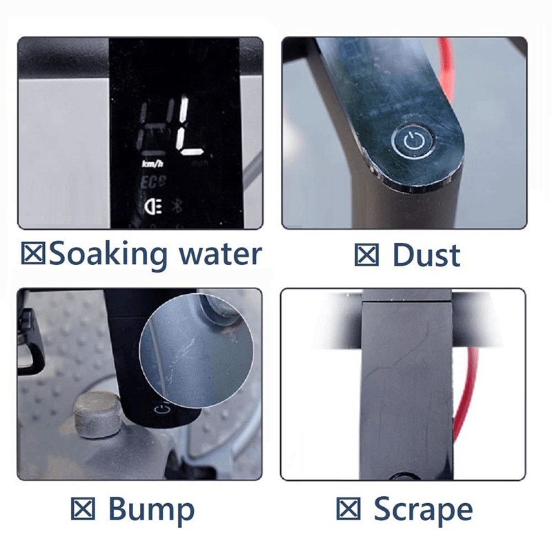 Husa silicon waterproof dashboard trotineta Segway Ninebot ES1, ES2, ES3, ES4, negru 5