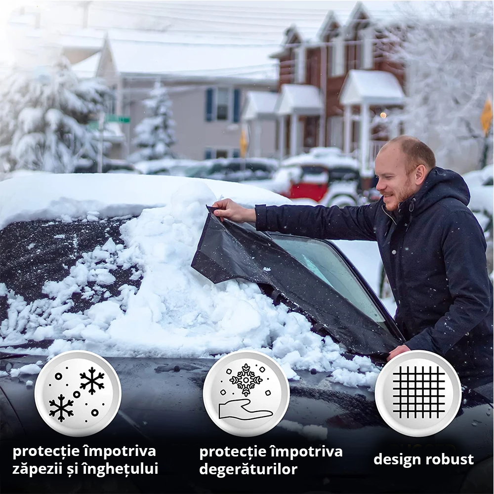 Husa Smart pentru Parbriz - Protectie Solara si Anti-inghet 3