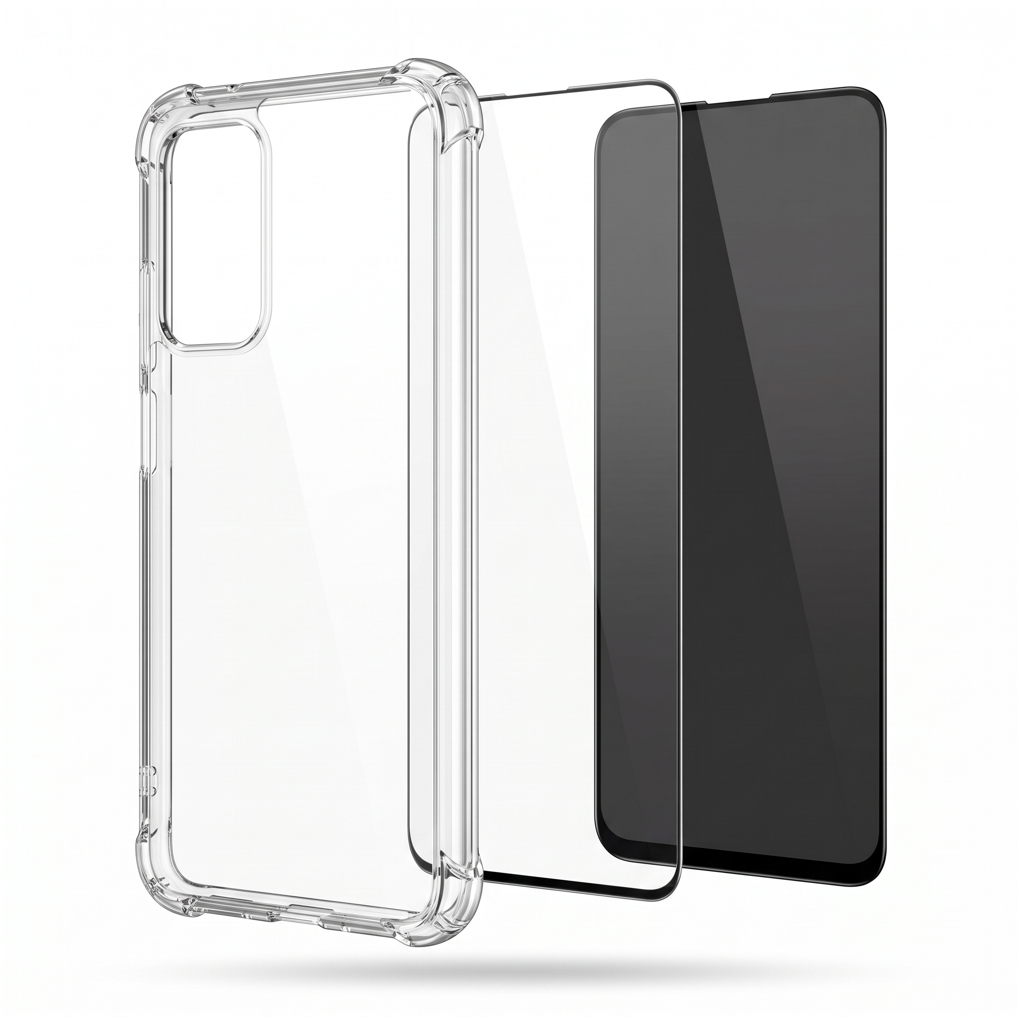 Husa Xiaomi Mi 10T 5G si Mi 10T Pro 5G antisoc cu folie sticla si folie privacy, Bermek