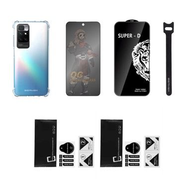 Husa Xiaomi Redmi 10 (2022) antisoc cu folie sticla si folie privacy, Bermek 6