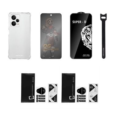 Husa Xiaomi Redmi Note 12 5G antisoc cu folie sticla si folie privacy, Bermek 6