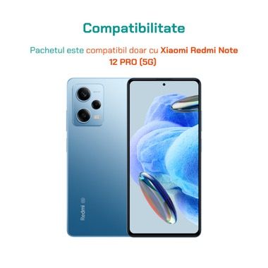Husa Xiaomi Redmi Note 12 Pro 5G antisoc cu folie sticla si folie privacy, Bermek 5