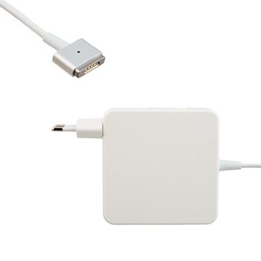 Incarcator MacBook 85W cu conector magnetic MagSafe 2 in forma T, 1.8 m, alb