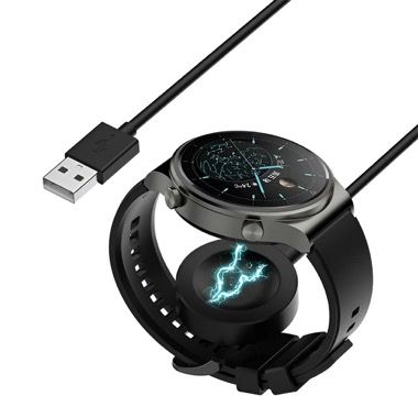 Incarcator magnetic pentru Huawei Watch GT3, GT4, Watch 4 si Watch 4 Pro, 1 m, negru 3