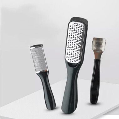 Kit 15 piese pentru pedichiura din inox, cu pile si unghiera, negru 2