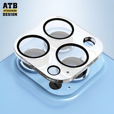 Kit 6 in 1 husa iPhone 12 antisoc TPU cu folie sticla si protectie camera, transparent 5