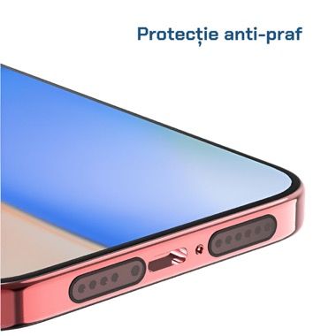 Kit 6 in 1 husa iPhone 12 antisoc TPU cu folie sticla si protectie camera, transparent 6