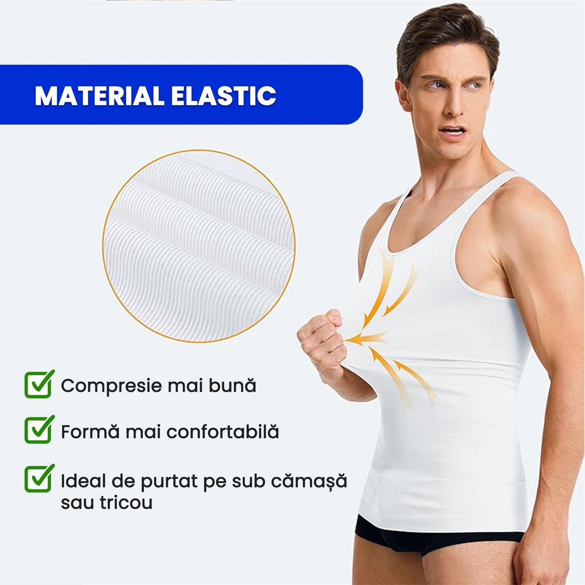 Maiou Modelator pentru Bărbați Slim’n Lift – Ascunde Burta 2