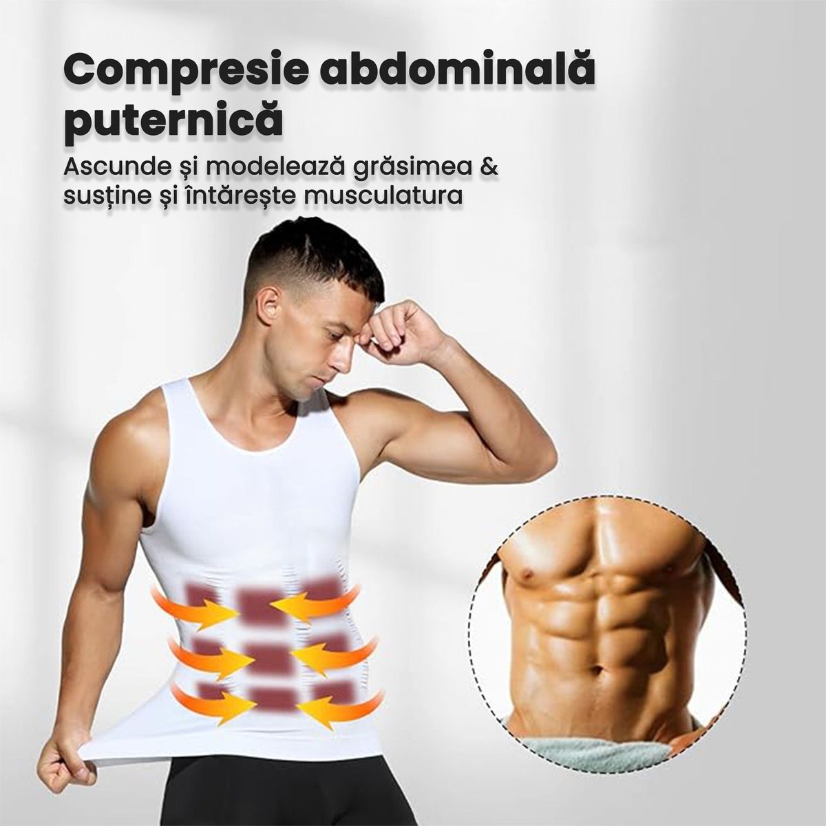 Maiou Modelator pentru Bărbați Slim’n Lift – Ascunde Burta 6