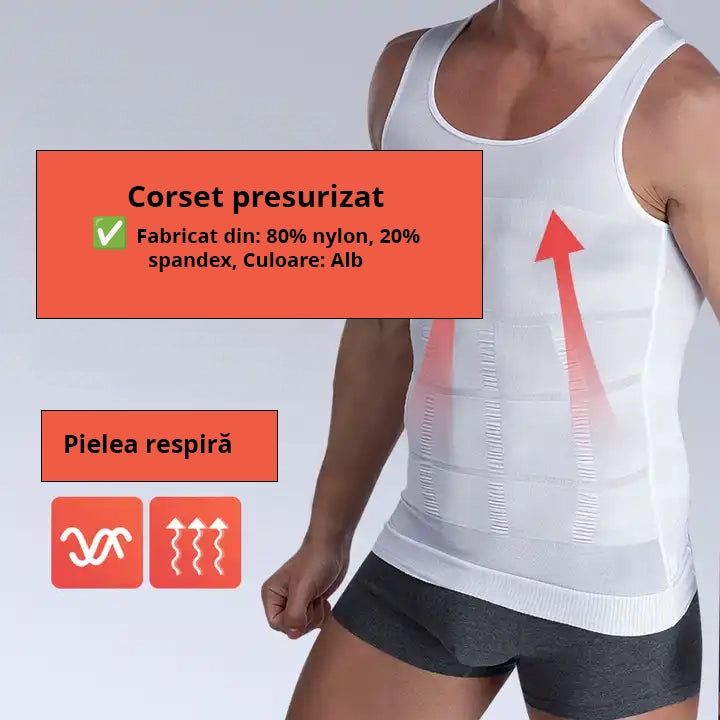 Maiou Modelator pentru Bărbați Slim’n Lift – Ascunde Burta 10