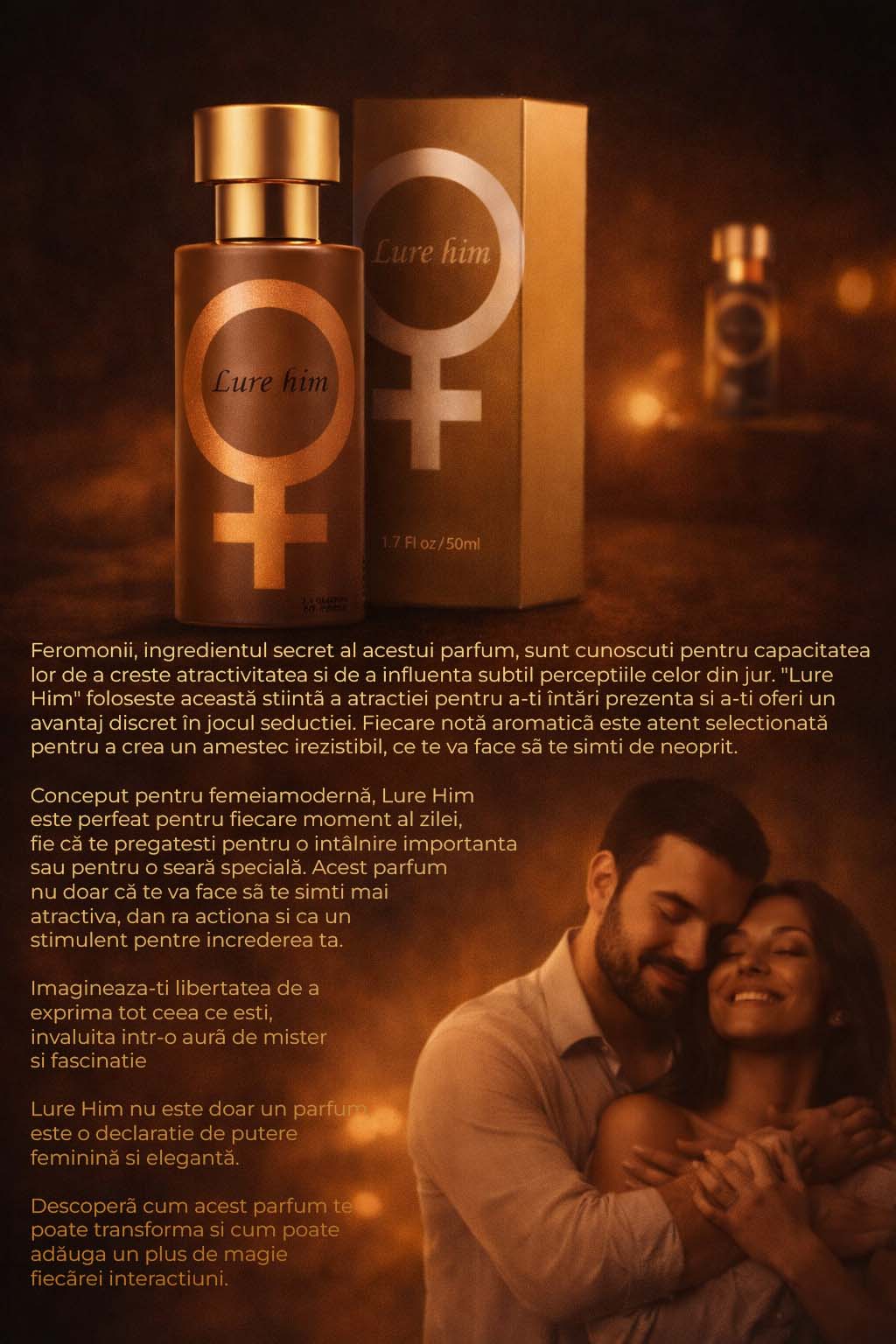 Parfum de damă cu feromoni Lure Him, 50ml 4