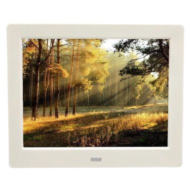 Rama foto digitala MW-087DPF, LCD 8 inch, telecomanda, card microSD 16GB inclus, alb 5