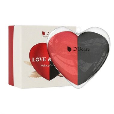 Set 2 aplicatoare tip beauty blender pentru fond de ten, cu latura plata 4