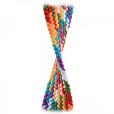 Set 2 curele nylon pentru Huawei Band 7, cu telescop quick release, multicolor si alb 5