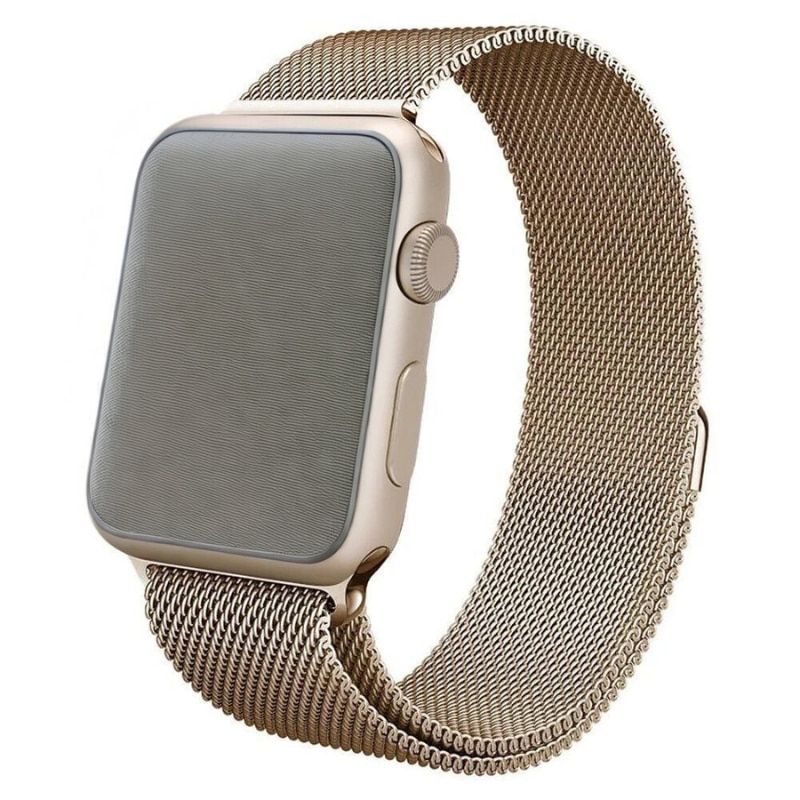 Set 2 curele pentru Apple Watch 38-41 mm, silicon si otel inoxidabil, roz negru 4